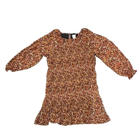 Black Tape Floral Pleated Mini Dress Size Extra Large - Picture 2 of 11